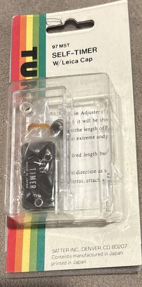 Tundra 053661061040 Vintage 35mm Mechanical Self Timer Shutter Release With Leica Adapter New