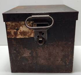 Icc-32a Twentieth Century Fox Hollywood Movie Reel Film Box Collectible Metal Vintage/ Antique