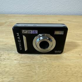 5022 Vivitar Vivicam 5.1mp Digital Camera - Black Tested Working