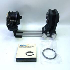 57-0352 Vivitar Bellows System With Slide Copy Attachment And Lens Mounting Adapter Ring