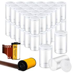 Six-wenqik-156 Wenqik 50 Pcs Film Canisters With Caps For Rockets 35 Mm Plastic Empty Canister