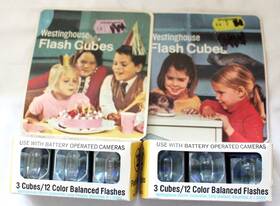 Cdat31 Westinghouse Vintage Flash Cubes 6 24 Color Balanced Flashes Cdat31/23-1