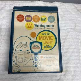 Super-88 Westinghouse Vintage Collectible 650 Watt Sealed Beam Super 88 Movie Light Works