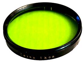 Gr55 Zeiss Ikon Vintage 55mm 327/55 Yellow-green Screw-in Glass Filter