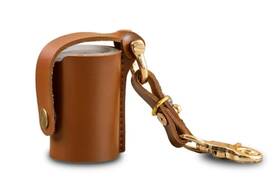 Zvzkc 742189251847 Leather 35mm Film Case Keychain Holder Canisters With Caps Fo
