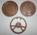 Vtg Goldberg Bros. Denver Co. 200 Stamped Relflex- 8MM Metal Film Movie Reels*. Fixed Price $39.99.