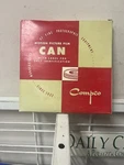 New Vintage Compco Motion Picture Film Can 8MM 400 Ft 122 Box + Label Nos. Fixed Price $16.95.