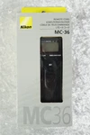 Nikon MC-36 Multi Function Remote Control Cord In Box With Manual. Fixed Price $59.95.