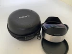 Sony VCL-ECF1 Fisheye Converter Lens F/ 16MM F2.8 W/case. Fixed Price $49.00.