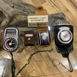 Lot Of 4 Vintage Light Meters- Weston Master Iii General Electric -movie. Fixed Price $29.99.