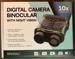 Vivitar Digital Camera Binocular With Night Vision Mid# 6680923 Brand New Box. Fixed Price $82.99.