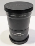 Canon TC-DC58B Teleconverter Lens With LA-DC58E Adapter. Fixed Price $59.95.