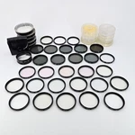 Hoya 49MM Camera Lens Filters Lot 30PC Mixed Types W Cases. Fixed Price $64.99.