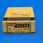 Kodak Velox F-2 1/2" Photo Paper 100 Sheets Expired 1953.. Fixed Price $39.99.