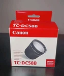 Canon TC-DC58B Teleconverter 1.5X Lens With LA-DC58E Adapter. Fixed Price $95.00.