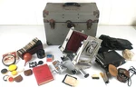 Graflex Graphic View 4X5 Camera W/ Kodak Ektar 203MM Lens Film Holders Filters. Fixed Price $224.50.