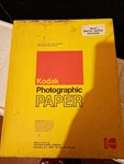Vintage Kodak Photographic Paper Sealed New Problably 70'S 80'S. Fixed Price $151.46.