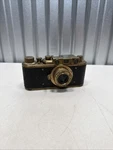 Leica D.r.p. Ernst Leitz Wetzlar Rangefinder Camera Gold/black. Fixed Price $399.95.