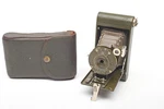 Kodak Boy Scout Bellows+olive-drab Green/brown Vest Pocket Camera+logo Case+nice. Fixed Price $149.95.