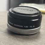 Canon Extension Tube Fd 25 Good Condition. Fixed Price $19.99.