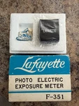 Vintage Lafayette F-351 Electric Exposure Meter, Japan,see Photos-sealed. Fixed Price $59.95.