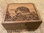 Leica Leitz Camera Box Wood Engraved. Fixed Price $100.00.