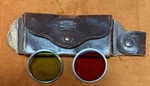 Rare Vintage Zeiss Ikon Filter 373/10 Red R10 Yellow 373/55 Gr + Case. Fixed Price $49.99.