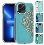 For Apple Iphone - Crown Light Green Dual Layer Shock Proof Impact Cover Case. Fixed Price $11.95.