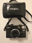Minolta Hi-matic AF2 35MM Film Camera Vintage Auto Focus Untested Japan. Fixed Price $49.99.