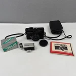 Konica C35 Hexanon 38MM F2.8 Compact Camera With Cubeflash Untested.. Fixed Price $39.95.