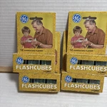 4 Boxes Vintage Unused Nos Flashcubes 3 Cubes/box 12 Flashes Each. Fixed Price $14.90.