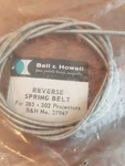 Bell & Howell 16MM Projector Oem Belt 27947 - For Models #302 #385. Fixed Price $16.08.