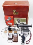 Paillard Bolex C8 8MM Movie Camera With Som Berthiot Zoom Lens Great Condition. Fixed Price $134.99.