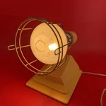 Vintage 1980 Sylvania Sun Tanning Lamp With Bulb Works Adjustable Uv Cord Cage. Fixed Price $54.95.