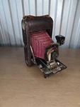 Antique Kodak Eastman Company Camera Tbi Foldable Red Bellows. Fixed Price $47.89.