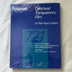 Polaroid 721 Overhead Transparency Film For Plain Paper Copiers 100 Sheets. Fixed Price $19.99.