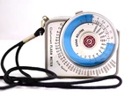 Calumet Camera Flash Meter Model M-100 With Strap (untested). Fixed Price $9.00.