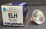 Sylvania Elh 300W 120V Tungsten Halogen Projector Lamp Bulb Blue Dot 35 Hours. Fixed Price $11.95.