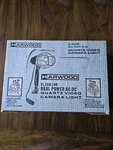 Harwood VL250/100 Dual Power Ac-dc Quartz Video Camera Light. Fixed Price $30.00.