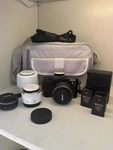 Nikon 1 V3 Mint 99%!!! Multi Function GRIP+4 LENSES+4 Batts+charger+bag +more!. Fixed Price $899.00.