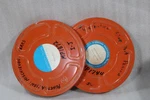 2 Vintage Orange 16MM Film Reels Cannisters Goldberg Brothers 600 Feet. Fixed Price $39.99.