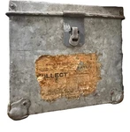 Vtg. Hollywood Columbia Pictures Metal Film Box ICC32A Collectible Railway Expre. Fixed Price $169.99.