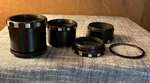 Spiratone Automatic Extension Tube Set 4PC For Pentax, Yashicapegta, Mamiya. Fixed Price $9.99.