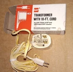 Vintage Gaf Transformer 10' Ft. Lifht Cord Viewmaster Pana-vue Slide Viewer Part. Fixed Price $13.00.