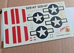 Monogram B-25J Mitchell 1/48 Scale Kit# 5502 Decals Only Package #14 Read Desc!!. Fixed Price $14.99.