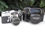Vtg Miranda Sensorex 35MM Film Slr Camera W/ 50MM Lens + Cap & Case Rare. Fixed Price $99.99.