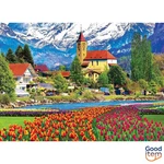 Roseart Kodak Premium Brienz Town Flowers, Switzerland Jigsaw Puzzle- 1000PC. Fixed Price $15.59.