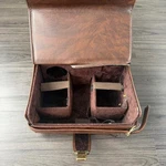 Vintage 90S Leather Hard Case Diamond Elmarit Slr El- 88W Camera Bag. Fixed Price $39.99.