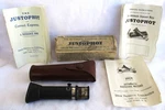 Vintage Drem Justophot Model 4 Automatic Exposure Meter Box + Leather Case. Fixed Price $25.00.