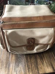 Ghurka Vtg Marley Hodgson Rangefinder No 57 Camera Bag Cotton Leather Tan Vguc. Fixed Price $725.00.